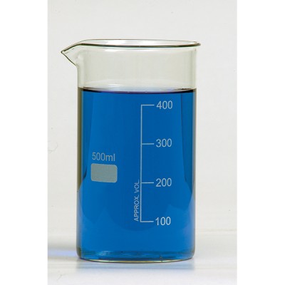 Borosilicate Glass Tall form Beakers, No Spout